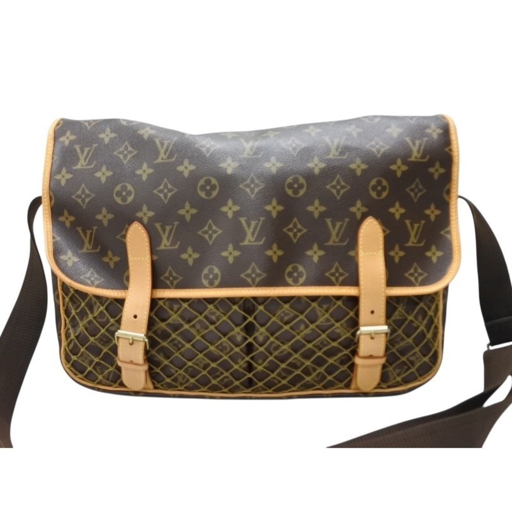 Louis Vuitton Monogram Brown Leather Shoulder Bag Congo